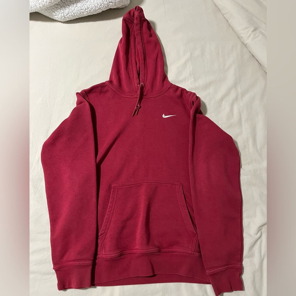 Mens Red Nike Hoodie